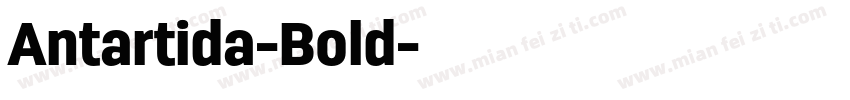 Antartida-Bold字体转换