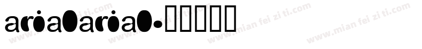 arialarial字体转换