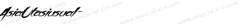 AsiaOtasiusual字体转换