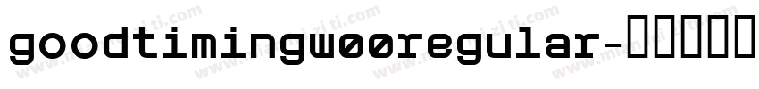 goodtimingw00regular字体转换