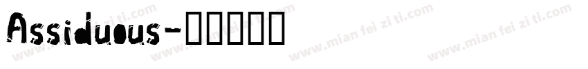 Assiduous字体转换