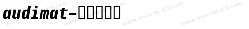 audimat字体转换