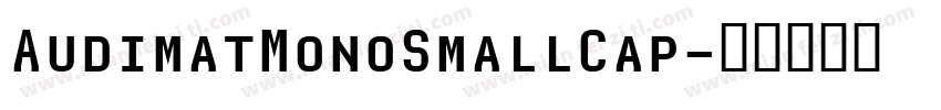 AudimatMonoSmallCap字体转换