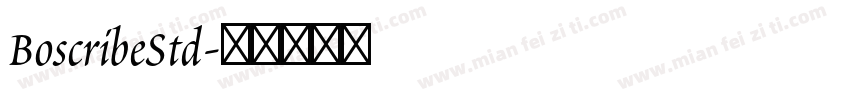 BoscribeStd字体转换