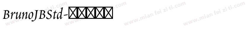 BrunoJBStd字体转换