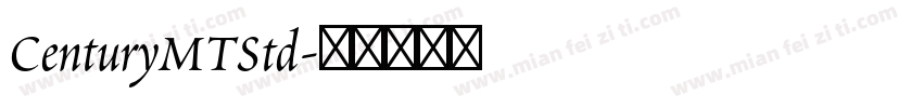CenturyMTStd字体转换