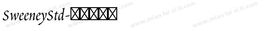 SweeneyStd字体转换