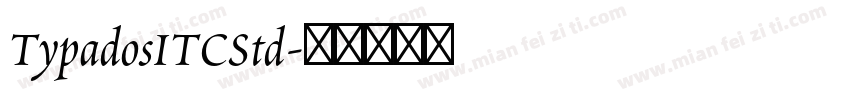 TypadosITCStd字体转换