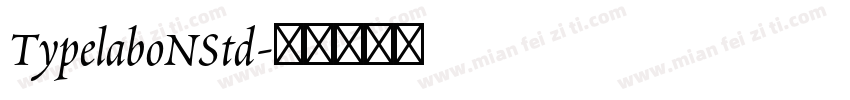 TypelaboNStd字体转换