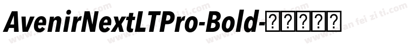 AvenirNextLTPro-Bold字体转换