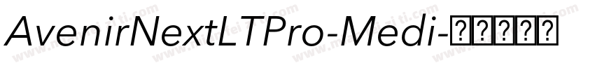 AvenirNextLTPro-Medi字体转换