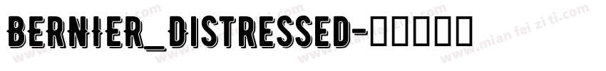 BERNIER_Distressed字体转换