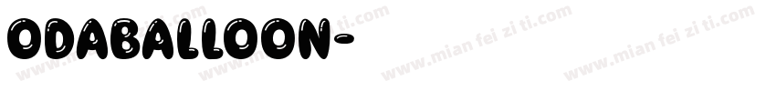 OdaBalloon字体转换