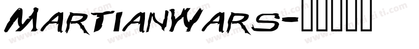 MartianWars字体转换