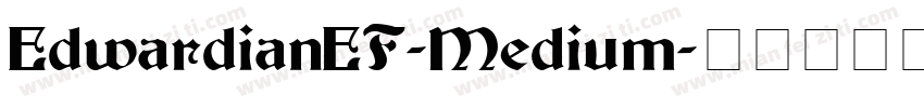 EdwardianEF-Medium字体转换