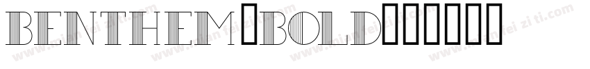 Benthem-Bold字体转换