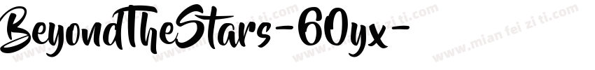 BeyondTheStars-60yx字体转换
