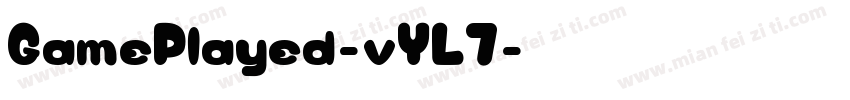 GamePlayed-vYL7字体转换