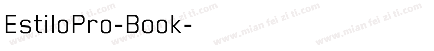 EstiloPro-Book字体转换