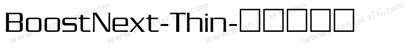 BoostNext-Thin字体转换