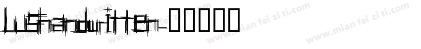 Lushandwritten字体转换