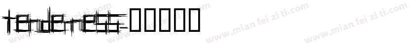 Tenderness字体转换