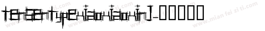 tensentypexiaoxiaoxinj字体转换