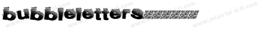 bubbleletters字体转换