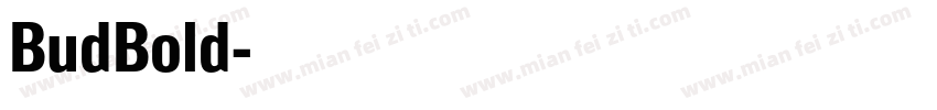 BudBold字体转换