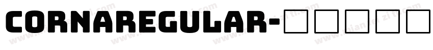 CornaRegular字体转换