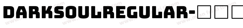 DarksoulRegular字体转换
