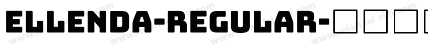 Ellenda-Regular字体转换
