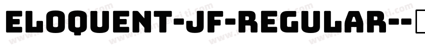 Eloquent-JF-Regular-字体转换