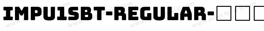Impu1sBT-Regular字体转换
