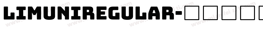 LimuniRegular字体转换