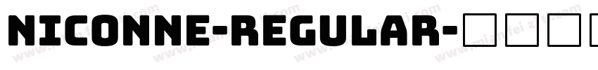 Niconne-Regular字体转换
