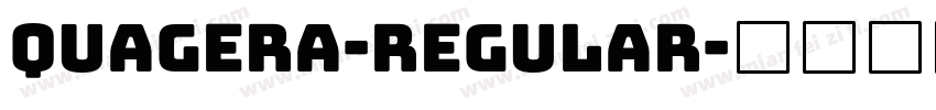 Quagera-Regular字体转换
