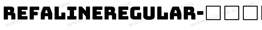RefalineRegular字体转换