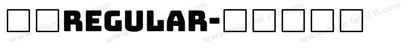 三级regular字体转换