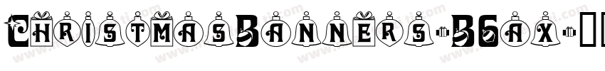 ChristmasBanners-B6ax字体转换