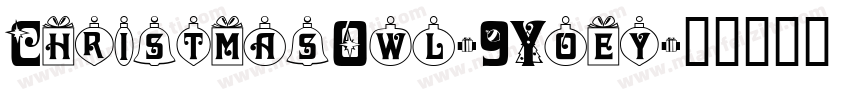 ChristmasOwl-9Yoey字体转换