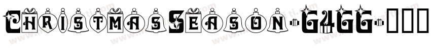 ChristmasSeason-G4GG字体转换