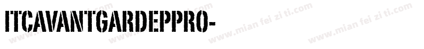 ITCAVANTGARDEPPRO字体转换