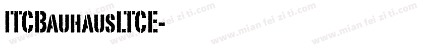 ITCBauhausLTCE字体转换