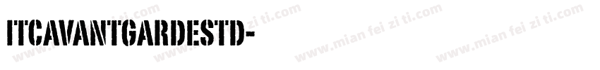 itcavantgardestd字体转换