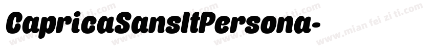 CapricaSansItPersona字体转换