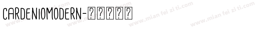 cardeniomodern字体转换