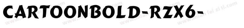 CartoonBold-Rzx6字体转换