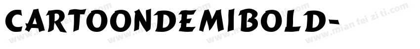 CartoonDemiBold字体转换