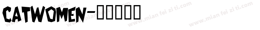 catwomen字体转换